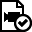 document,video,accept,file,paper icon