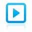 blue, right, toggle icon