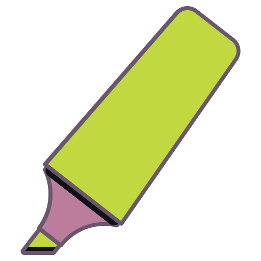 Fluorescent Pen svg vector icon