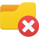 folder,delete icon