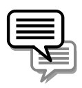 chat, talk svg vector icon