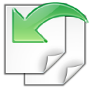 document,revert,file,paper icon