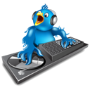 discjockey, dj, music, twitter icon