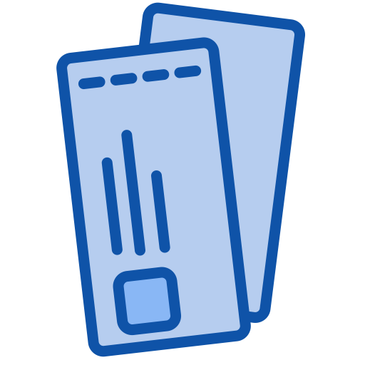 Ticket svg vector icon