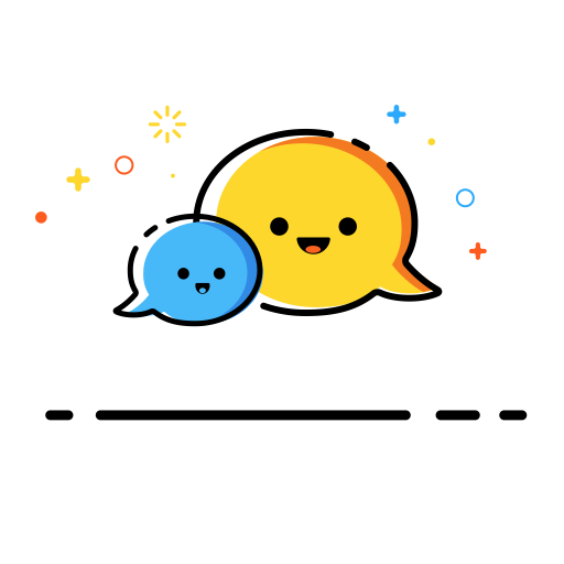 Dialogue Bubbles svg vector icon
