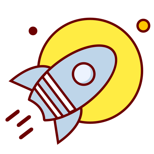 Rocket svg vector icon
