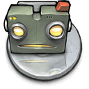robot,cd icon
