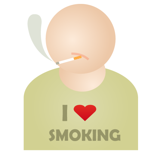 love,smoking,valentine icon