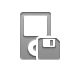 ipod,diskette icon