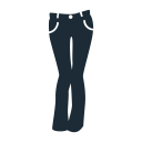 clothes, clothing, geans, lady, pants, trousers, woman svg vector icon