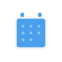 calendar, date, events, twitter svg vector icon
