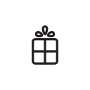 chistmas, gift, present svg vector icon
