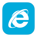 explorer, internet, metroui icon