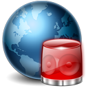 earth,alert,error,wrong,exclamation,warning,globe,planet,world icon