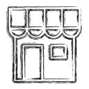 commerce, market, productivity, shape, shop, social, store svg vector icon