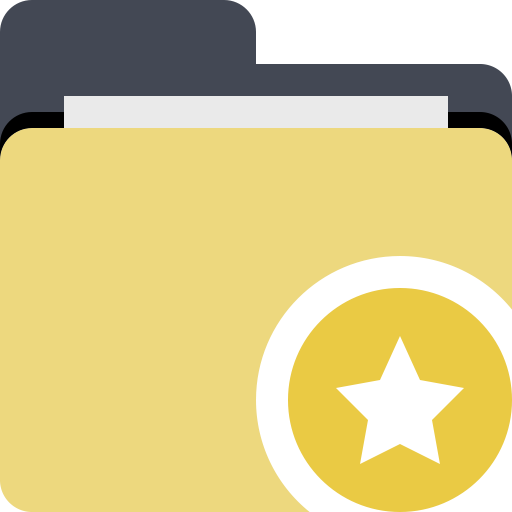 Folder Star svg vector icon