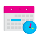 calendat, clock, manage, plan, schedule, strategy, time svg vector icon
