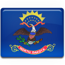 dakota, flag, north icon