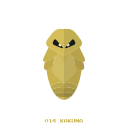 bug, kakuna, kanto, pokemon svg vector icon