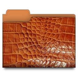 leather,folder,brown icon