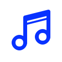 audio, listen, media, music, nota, note, sound svg vector icon