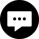 chat, chatting, circle, comment, message, messaging svg vector icon