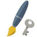 brush,key icon