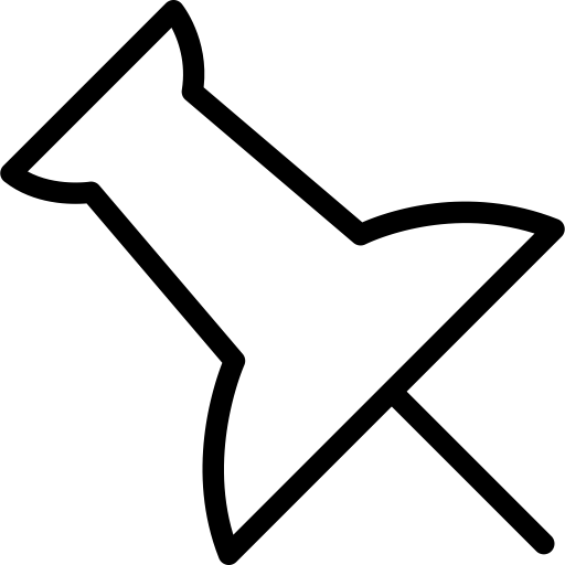 Push Pin svg vector icon