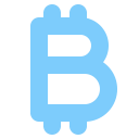 bitcoin, currency, exchange, money svg vector icon