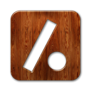 slash,dot,logo,square icon