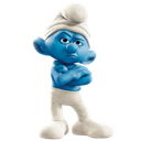grouchy, , smurf icon