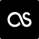 fm, last, media, social, square svg vector icon