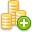 coin,add,plus,cash,currency,money icon
