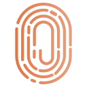 finger, print, sign, thumbimpression svg vector icon