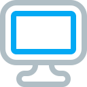 computer, desktop, monitor, pc, screen, television, tv svg vector icon