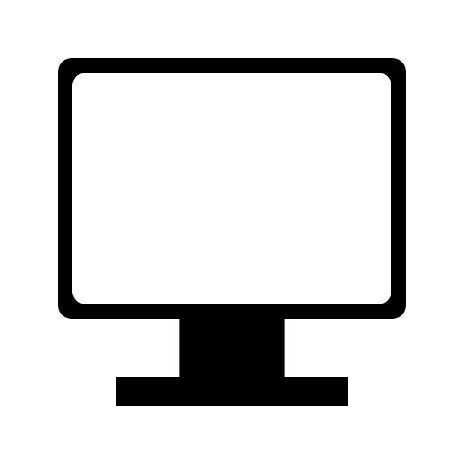 Computer svg vector icon