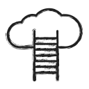 business, cloud, wheather svg vector icon