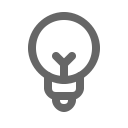 bulb, creative, electric, idea, lamp, light svg vector icon