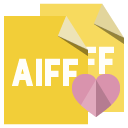 file,format,aiff,heart icon