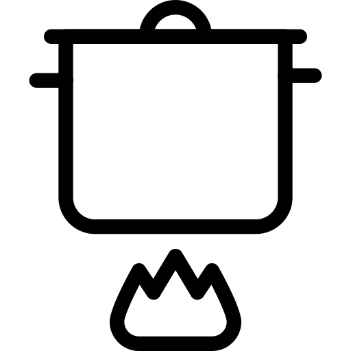 Cook Pan Pot Streamline svg vector icon