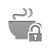 coffee,lock,open icon