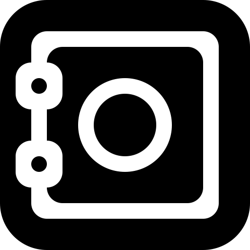 Safe svg vector icon