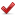 red, tick icon
