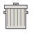recycle,bin,empty,blank icon