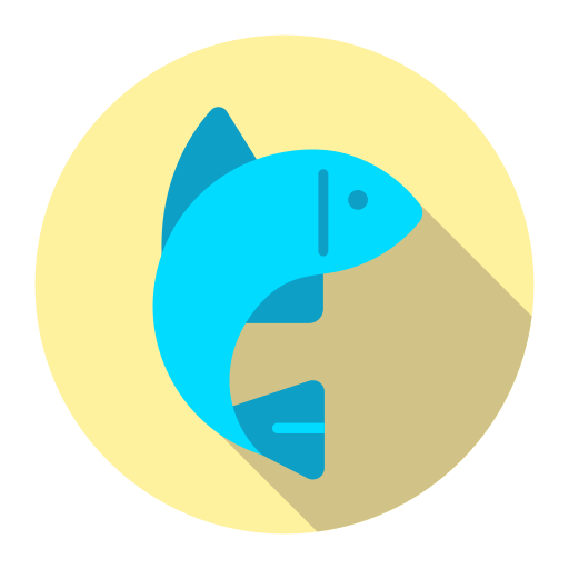 Fish svg vector icon