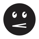 emoji, emotion, expression, less, smiley svg vector icon