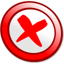 button, cance icon