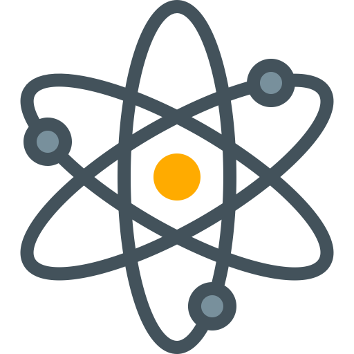 Atom svg vector icon