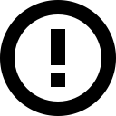 exclamation svg vector icon