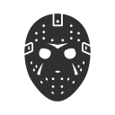 freddy, friday the 13th, jason mask, krueger svg vector icon